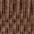 bali & pari Derris Brown Braided Rattan 2-Piece Arm Chair and Footstool Set