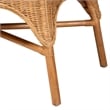bali & pari Oxford Bohemian Light Honey Rattan 2-Piece Dining Nook Bench Set