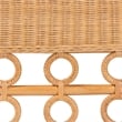 bali & pari Oxford Bohemian Light Honey Rattan 2-Piece Dining Nook Bench Set