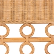 bali & pari Matilde Bohemian Light Honey Rattan 3-Piece Dining Nook Set