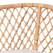 bali & pari Aysi Bohemian Light Honey Rattan 2-Piece Dining Nook Bench Set