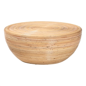 bali & pari Tokyo Laminated Natural Rattan Coffee Table