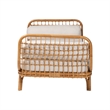 bali & pari Aiko Handwoven Natural Rattan Daybed with Cushion