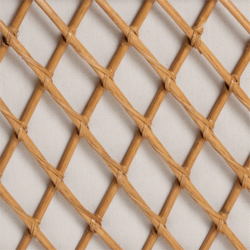 bali & pari Akemi Handwoven Natural Rattan Daybed with Cushion