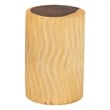 bali & pari Fuchsia Hand-carved Suar Wood Side Table
