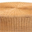 bali & pari Caroline Round Natural Rattan Coffee Table
