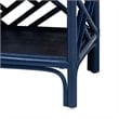 bali & pari Tiaret Natural Rattan Nightstand with Drawer and Shelves