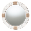 bali & pari Makya Round  Woven Rope Mirror