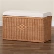 bali & pari Eamon Braided Natural Rattan Storage Bench