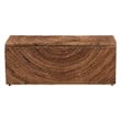 bali & pari Verino Handwoven Seagrass Storage Bench with Removable Lid