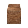 bali & pari Verino Handwoven Seagrass Storage Bench with Removable Lid