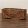 bali & pari Verino Handwoven Seagrass Storage Bench with Removable Lid