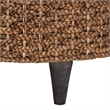 bali & pari Bailey Handwoven Seagrass Storage Ottoman with Lift-Top Lid