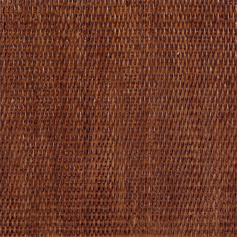 bali & pari Sebalio Tortoise Natural Rattan Coffee Table with Open Shelf