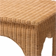 bali & pari Abena Handwoven Natural Rattan Console Table