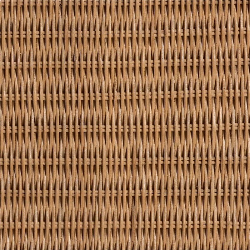 bali & pari Abena Handwoven Natural Rattan Console Table