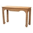 bali & pari Abena Handwoven Natural Rattan Console Table