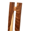 bali & pari Lin Wood Dining Chair Set of 2 - Solid Wood Chair with Grain Pattern