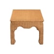 bali & pari Abena Rattan Coffee Table - Rectangular Boho Chic Accent Table