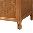 bali & pari Paloma Rattan Accent Cabinet with Shelves