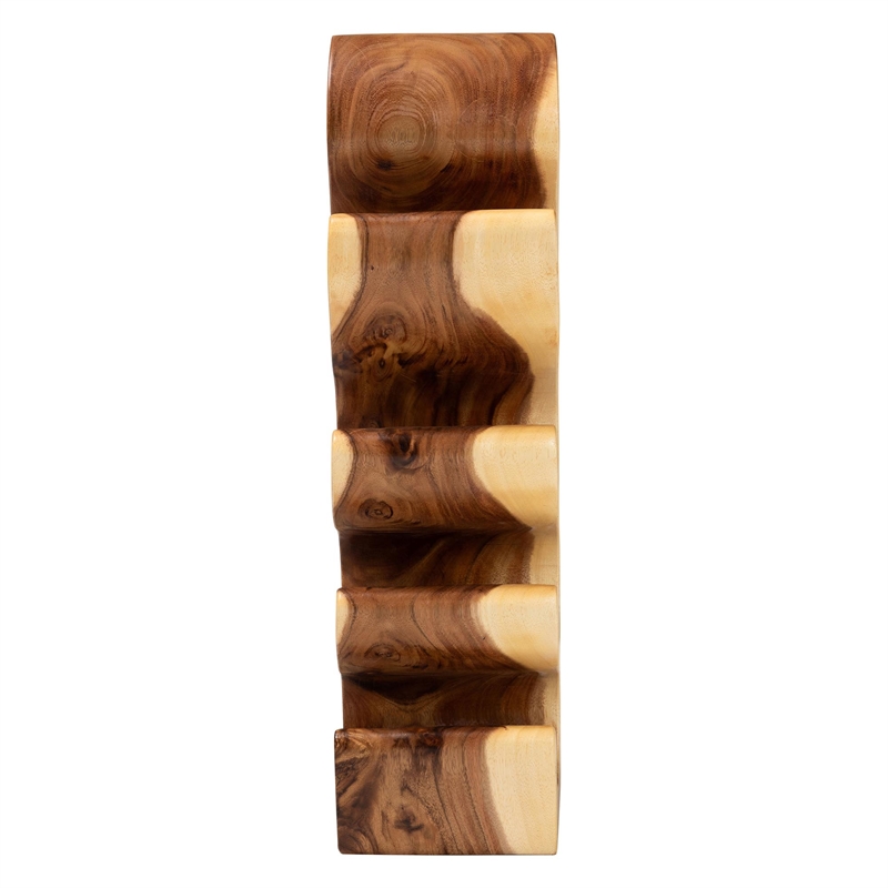 bali & pari Matana Wood Wine Rack with 8 Bottle Capacity Wine Organizer Stand