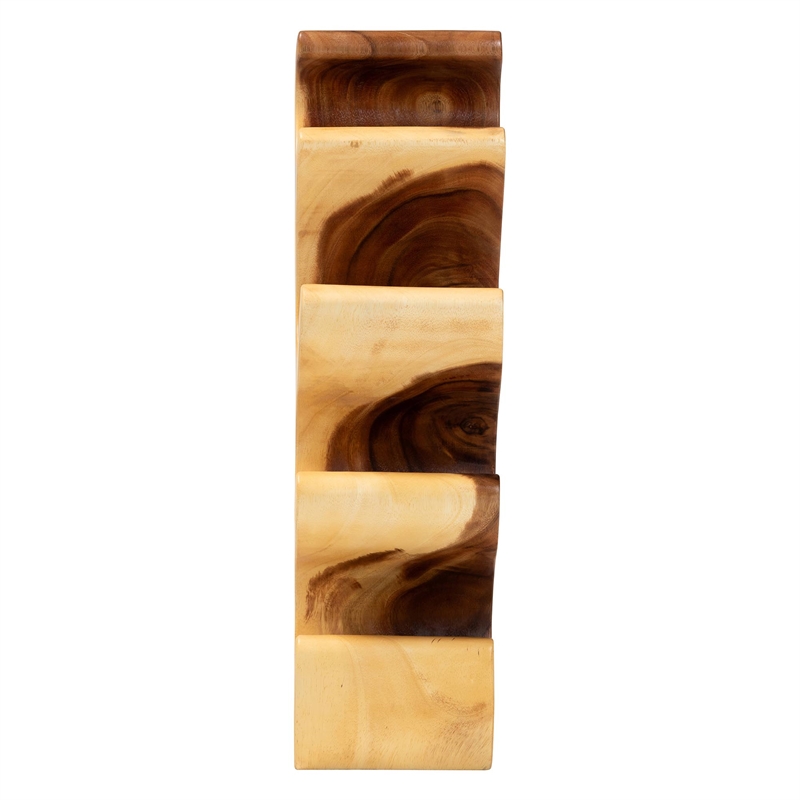bali & pari Matana Wood Wine Rack with 8 Bottle Capacity Wine Organizer Stand