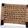 bali & pari Alise Bar Stool with Wood Frame Bar Height Chair Dark Brown