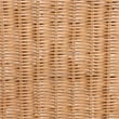 bali & pari Winslow 5 Piece Rattan Dining Set Table with Pedestal Base Honey
