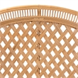 bali & pari Isabel Rattan Headboard Handwoven Wicker Panel Honey Queen Size