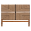 bali & pari Prita Headboard with Wood Frame Backrest Panel Queen Size