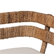bali & pari Ubud Dining Nook Set with Wood Table Bench and Chairs 5 Piece