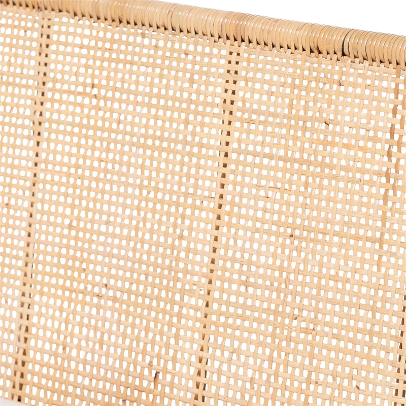 bali & pari Okinawa 3-Piece Dining Nook Set - L-Shaped Rattan Corner Benches