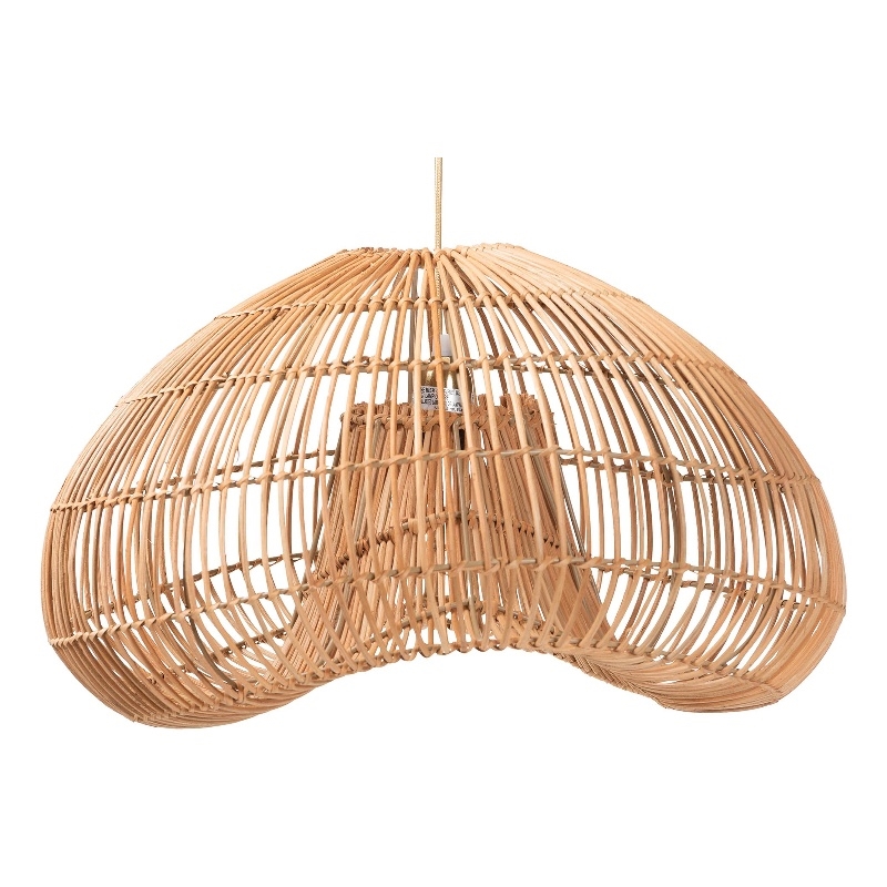 bali & pari Hansa Rattan Pendant Lampshade - Ceiling Light Cover