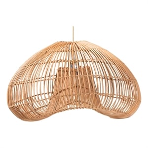 bali & pari Hansa Rattan Pendant Lampshade - Ceiling Light Cover