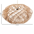 bali & pari Enola Handwoven Jute Pendant Lampshade - Ceiling Light Cover