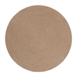 bali & pari Lapis Handwoven Jute Coffee Table - Boho Round Centerpiece