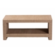 bali & pari Adaya Handwoven Jute Coffee Table - Rectangular Center Table