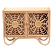 bali & pari Acelin Natural Rattan Storage Cabinet