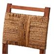bali & pari Chabela Handwoven Seagrass Dining Chair Set of 2- Mango Wood Frame