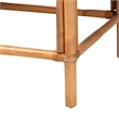 bali & pari Adisa Natural Rattan Bench - Handcrafted Banquette