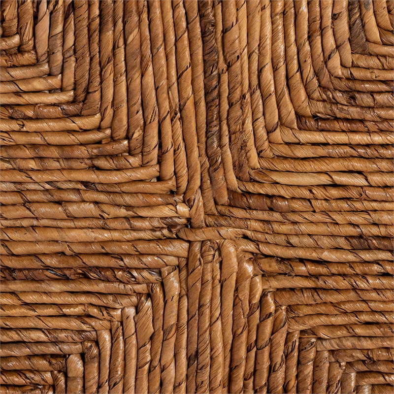bali & pari Adisa Natural Rattan Bench - Handcrafted Banquette