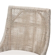bali & pari Bella Swivel Rattan Counter Stool with Cushion - Grey