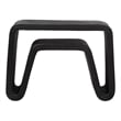 bali & pari Abebi Black Rattan Console Table