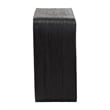 bali & pari Abebi Black Rattan Console Table