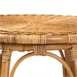bali & pari Jayana Natural Rattan Round End Table