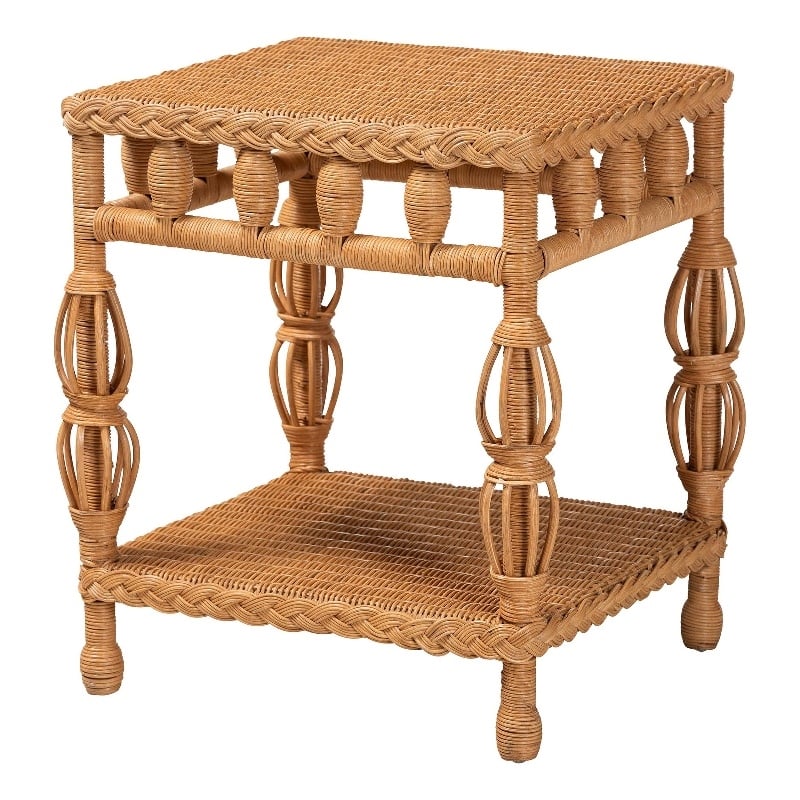 bali & pari Dolby Natural Rattan End Table