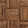bali & pari Raniya Seagrass Counter Stool Set of 2 - Solid Mango Wood Frame