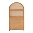 bali & pari Mairen Arched Natural Rattan Storage Cabinet