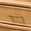 bali & pari Mairen Arched Natural Rattan Storage Cabinet