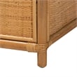 bali & pari Mairen Arched Natural Rattan Storage Cabinet